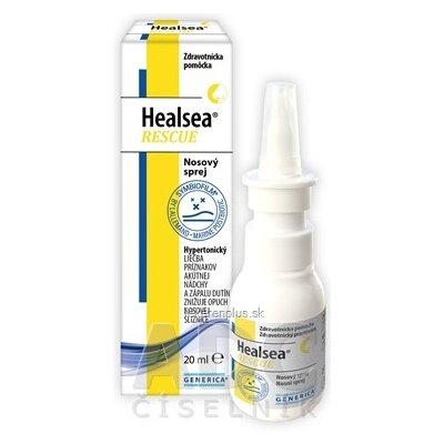 GENERICA Healsea RESCUE hypertonický nosový sprej 1x20 ml