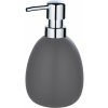 Wenko Dávkovač mydla Polaris sivý matný 0,39 l keramika 9,5 x 16 x 9 cm