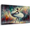 Obraz baletka v bielych šatách