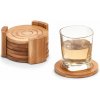 ZELLER Bamboo 6 ks - bambusové podložky pod šálku