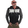 Yakuza mikina na zips s kapucňou DSTR TWO FACE HZB 21011 black Farba: čierna, Veľkosť: S