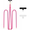 Šnúrka na telefón/popruh Tech-Protect C7S Rope Crossbody Strap Hot Pink/Gold