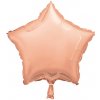 Fóliový balón hviezda ružovo-zlatá 45cm