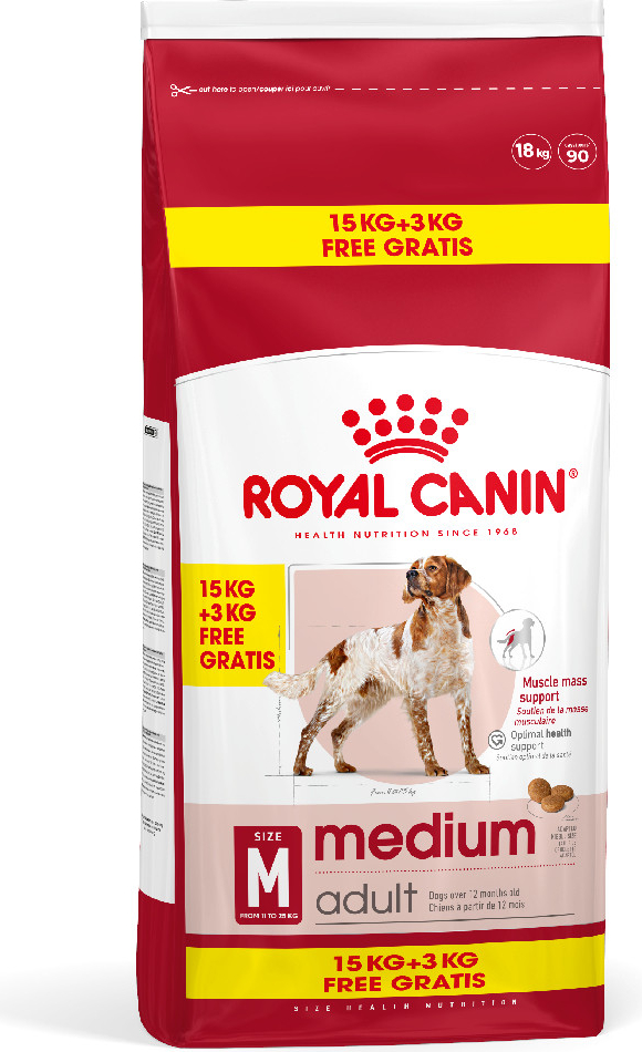 Royal Canin Size Medium Adult poultry beef & pork 18 kg