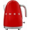 Rýchlovarná kanvica KLF03RDEU 1,7 l, červená, Smeg