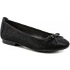 Jana 8-22164-29 čierne dámske baleríny šírka H - EU 36