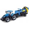 Bburago 10cm Farm tractor New Holland T7.315 with Cultivator