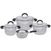 ELO Black Steam Sada hrncov 4 ks, nerezové ELO BASIC 50904