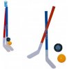 Teddies Hokejka pozemná 2 ks 72 cm + florbalová loptička + puk plast