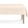 Party Obrus béžový 137x183 cm zo syntetickej tkaniny