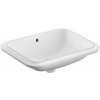 Geberit Variform umývadlo 45x35 cm obdĺžnik podpultové umývadlo biela 500.760.01.2
