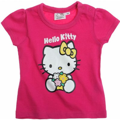 Hello Kitty Tričko s krátkym rukávom ružová