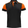 Printer Polokošile Prime Polo Men, těžká bavlna, krátký rukáv, pánská COT61502481302-black/orang M Černá/oranžová
