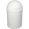 Aqualine Doplnky - Odpadkový kôš výklopný 5 l, biely plast 20309