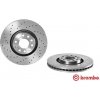 BREMBO Brzdový kotúč 09.A813.10