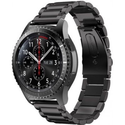 BStrap Stainless Steel remienok na Huawei Watch GT/GT2 46mm, black SSG007C0112