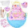 Inlea4Fun Detská kuchynská zástera s príslušenstvom 13 prvkov KITCHEN SET