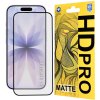 Lito HD Pro Matte ochranné sklo na iPhone 16 Pro – čierne