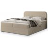 Manželská boxspring posteľ s úložným priestorom Armelin 180x200 - béžová