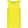 Kariban Tílko PA441, sportovní, bez rukávu, pánské COT20P44103001-fluorescent S Žlutá fluorescent