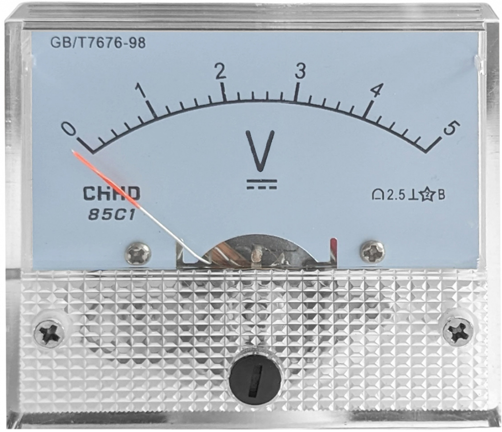 Onpira Panelový voltmeter DC s bočníkom - analógový Rozsah merania: 0-20V