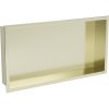 Mexen X-Wall-R, polička na zapustenie na obklad s golierom 60 x 30 cm, zlatá lesklá, 1950603010
