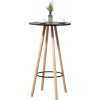 Design-Shop Livia natura 107 x 60 x 60 cm čierna