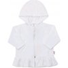 Semišková mikinka s kapucňou New Baby Baby biela 80 (9-12m)