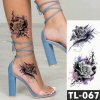 REBELULU Vodeodolné dočasné tetovačky pre ženy Fejkové tetovanie Dočasné tetovanie Ruža Rose Ornament Body Art Arm Fake Tattoo Men Women