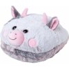Cozy Noxxiez Kravička Hrejivý plyšový pantofel
