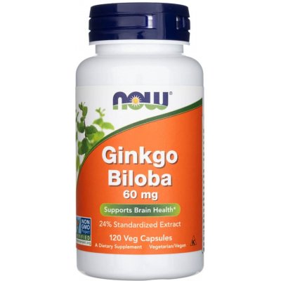NOW Foods Ginkgo Biloba 60 mg 120 kapsúl