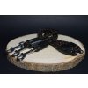 Palkar vodítko roztrojka pre psov 40 cm x 8 mm čierno-hnedá (Palkar vodítko roztrojka pre psov 40 cm x 8 mm čierno-hnedá)