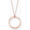 THOMAS SABO náhrdelník White stones rose gold plated KE1877-416-14