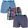 3PACK pánske trenky Styx športová guma viacfarebné (3B100710) XXL 120 dní na výmenu alebo vrátenie tovaru!