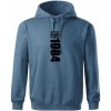 Limited edition 1984 pruh - Oversized mikina pánska Moon - kratšia + širšia - L ( Denim )