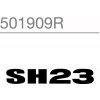 SHAD Nálepky SHAD 501909R pre SH23