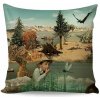 Matějovský Dekoračná obliečka na vankúš Cesta do praveku Bavlna de luxe digital 40x40 cm