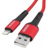 USB kábel SOMOSTEL IPHONE 3.6A RÝCHLA NABÍJAČKA 3.0 1m POWERLINE červený SMS-BW06