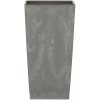 PROSPERPLAST Kvetináč s vkladom URBI SQUARE BETON EFFECT 26,5 cm marengo