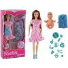 Lean Toys Doplnky k ružovým šatám pre tehotnú mamičku Baby Doll