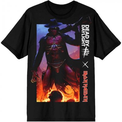 Iron Maiden tričko Dead By Daylight Gunslinger čierne