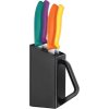 Victorinox Súprava Swiss Classic, blok s nožmi na steaky & Pizzu 5 ks farebné