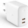 Aukey PA-B4 Biela nabíjačka Omnia GaN 2xUSB C Power Delivery 3.0 65W 6A nabíjačka