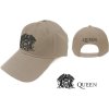 Rock Off Queen Unisex Baseball Cap Black Classic Crest Sand