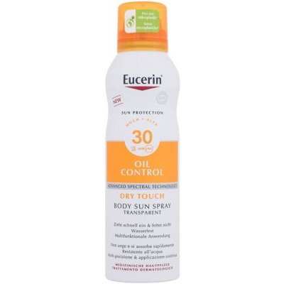 Eucerin Sun Oil Control Body Sun Spray Dry Touch SPF30 vodeodolná opaľovací prípravok na telo 200 ml