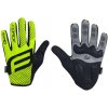 FORCE MTB SPID letné rukavice, fluo veľkosť M