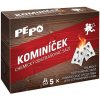 Kominíček PE-PO® 5 ks, odstraňovač sadzí do dymovodu, krbu, kachle, pece, komína