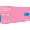 Rukavice Mercator Nitrilex basic ružové - 100 ks Veľkosť: M
