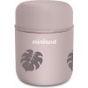 Miniland Termoska na jedlo Terra, 280ml, ružová/listy