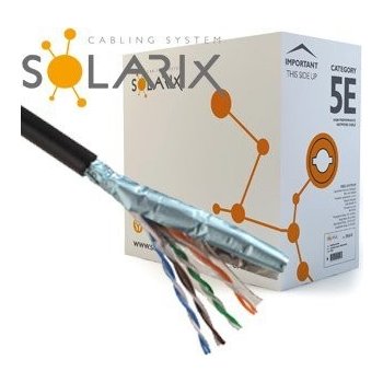 Solarix SXKD-5E-FTP-PE CAT5 FTP, drát, PE, 305m